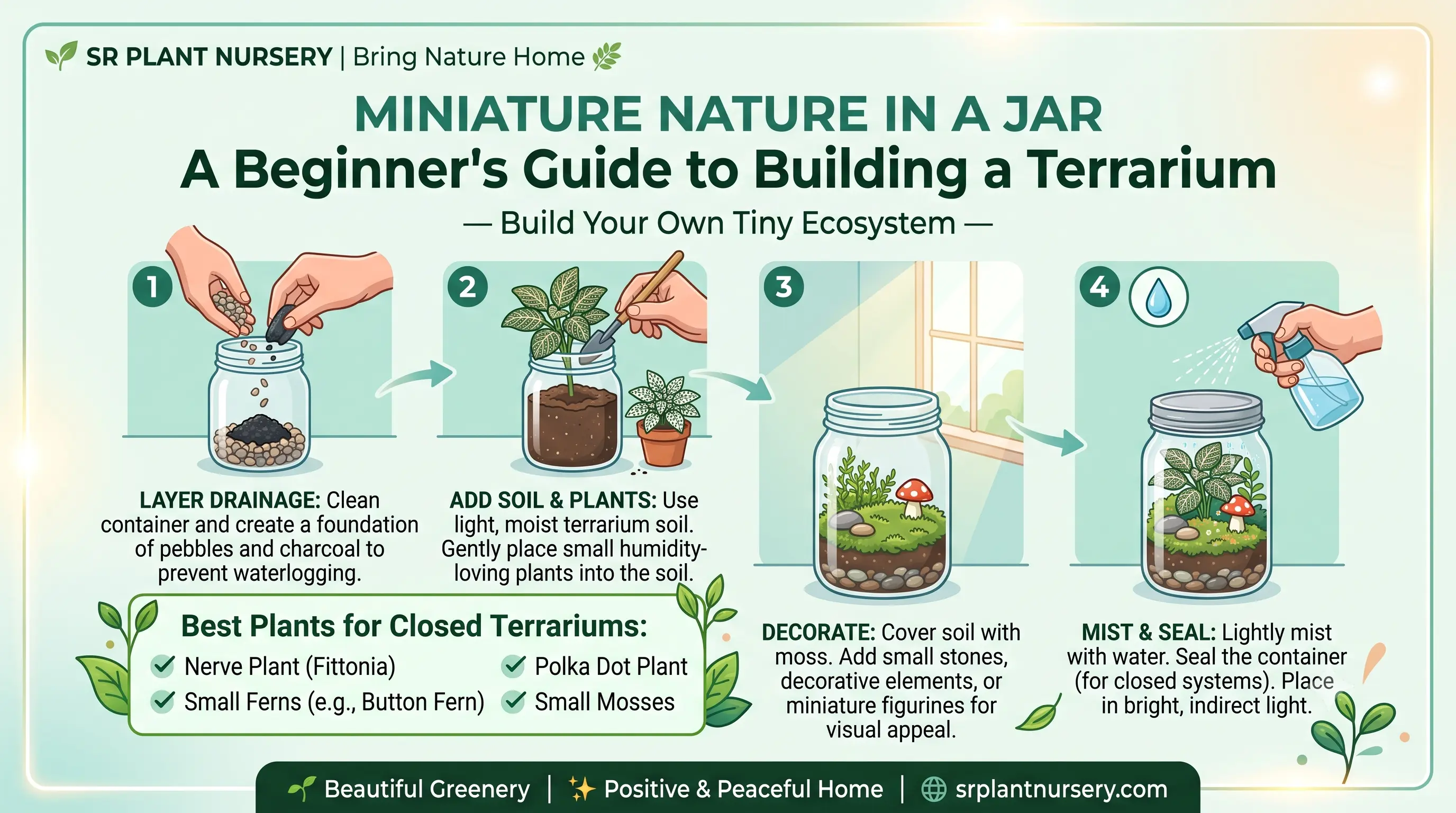Craft Your Own Miniature World: A Guide to Jar Terrariums
