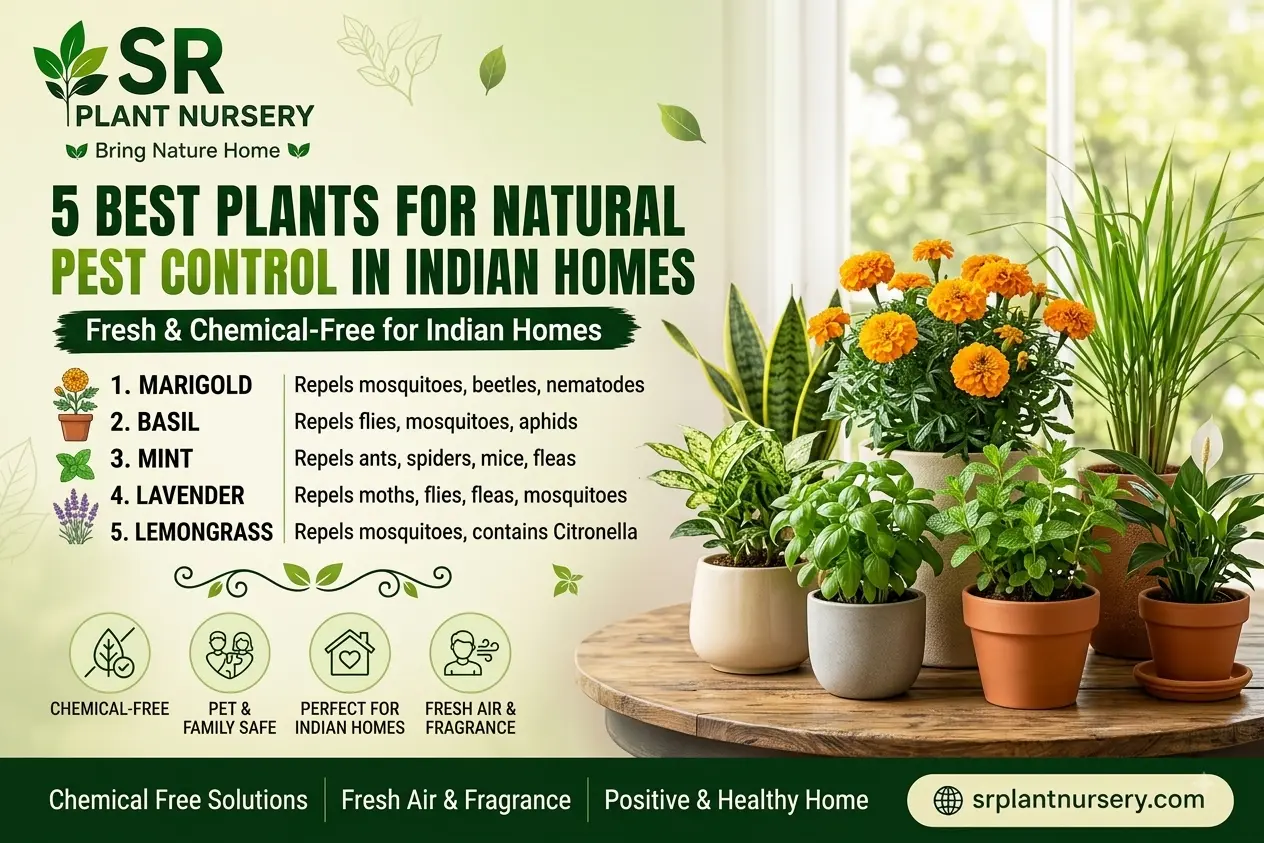 5 Best Plants for Natural Pest Control in Indian Homes